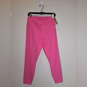EleVen by Venus Williams Rebel Leggings in Hot Fuchsia w/ruched back Large NWT